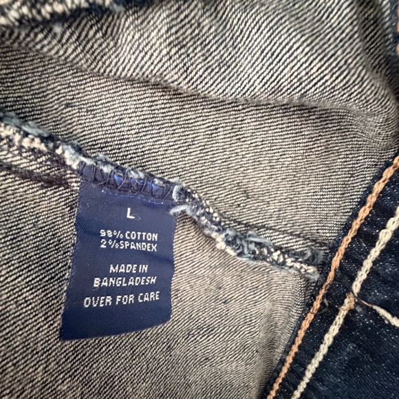 Amethyst Dark cropped jean jacket L - Picture 4 of 4